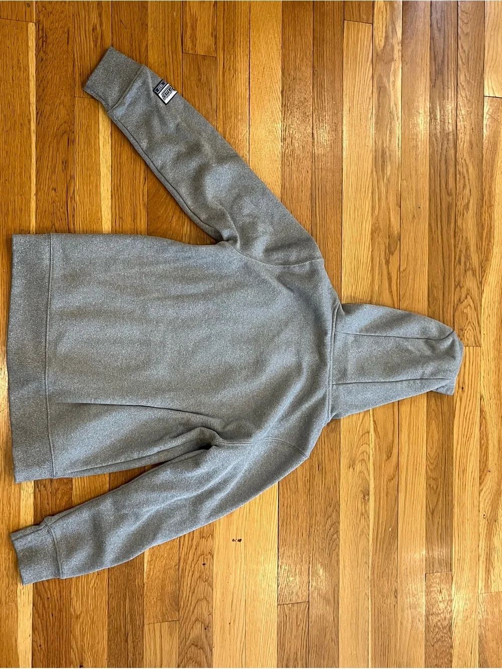 NFL Gray Hooded Crewneck with Rams Logo